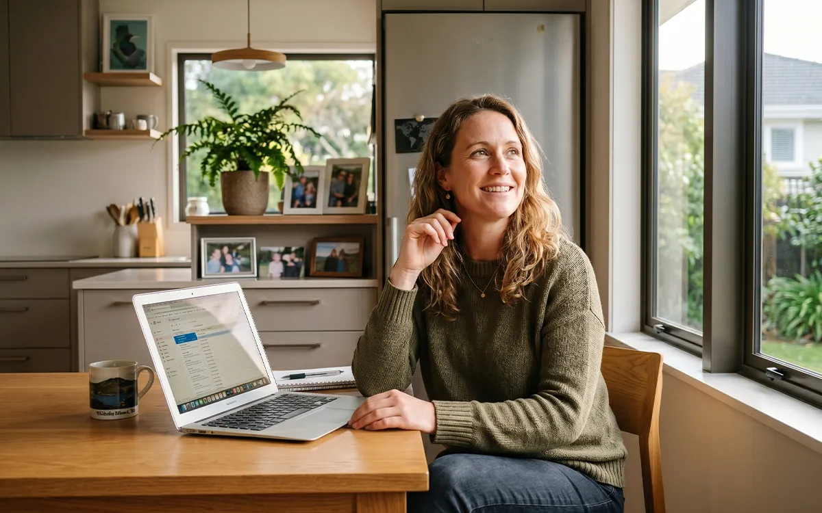 New Zealander at home after sorting their personal loan through Lending Room